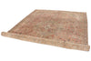 7x10 Light Peach and Light Brown Modern Contemporary Rug