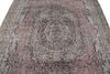 6x10 Light Purple and Gray Modern Contemporary Rug