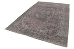 6x10 Light Purple and Gray Modern Contemporary Rug