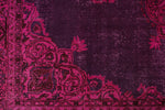 7x10 Magenta and Purple Kazak Tribal Rug