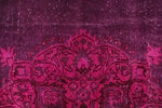 7x10 Magenta and Purple Kazak Tribal Rug