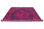 7x10 Magenta and Purple Kazak Tribal Rug