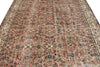 7x10 Rust and Ivory Turkish Anatolian Rug