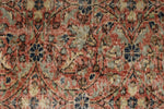 7x10 Rust and Ivory Turkish Anatolian Rug