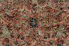7x10 Rust and Ivory Turkish Anatolian Rug