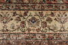 7x10 Rust and Ivory Turkish Anatolian Rug