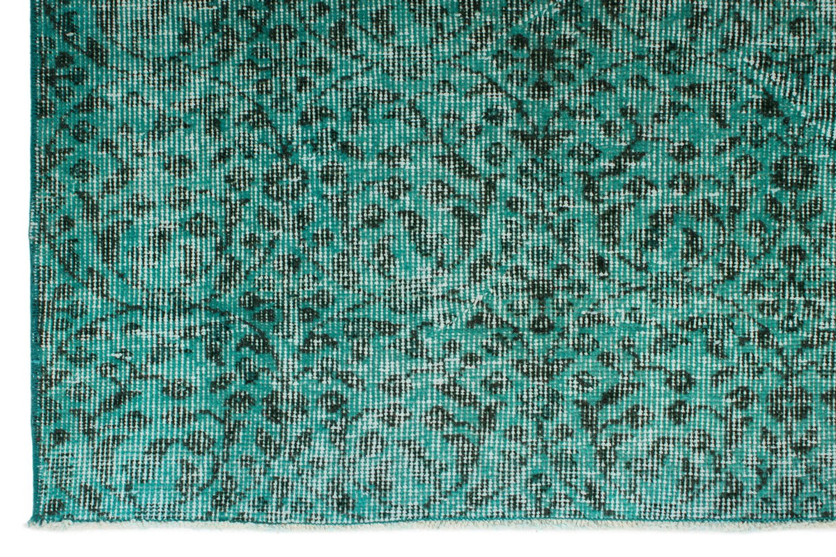 7x11 Blue and Turquoıse Turkish Anatolian Rug