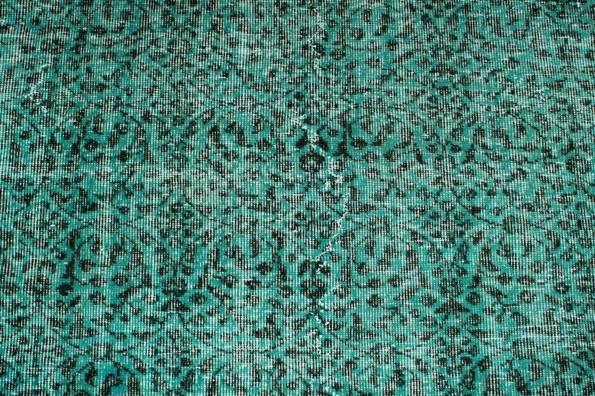 7x11 Blue and Turquoıse Turkish Anatolian Rug