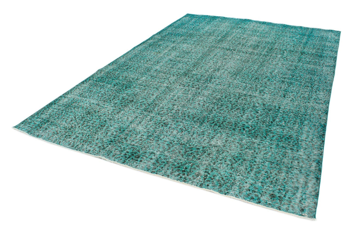 7x11 Blue and Turquoıse Turkish Anatolian Rug