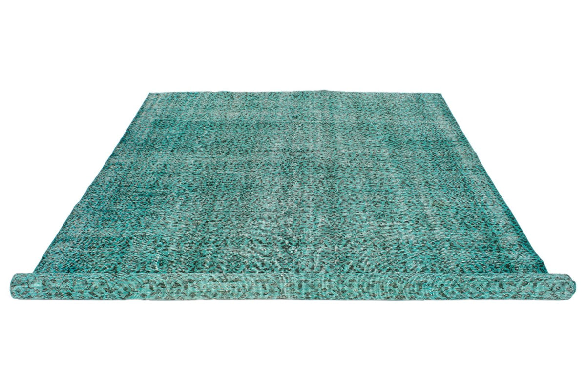 7x11 Blue and Turquoıse Turkish Anatolian Rug