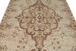 6x10 Light Brown and Brown Turkish Anatolian Rug