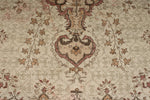 6x10 Light Brown and Brown Turkish Anatolian Rug