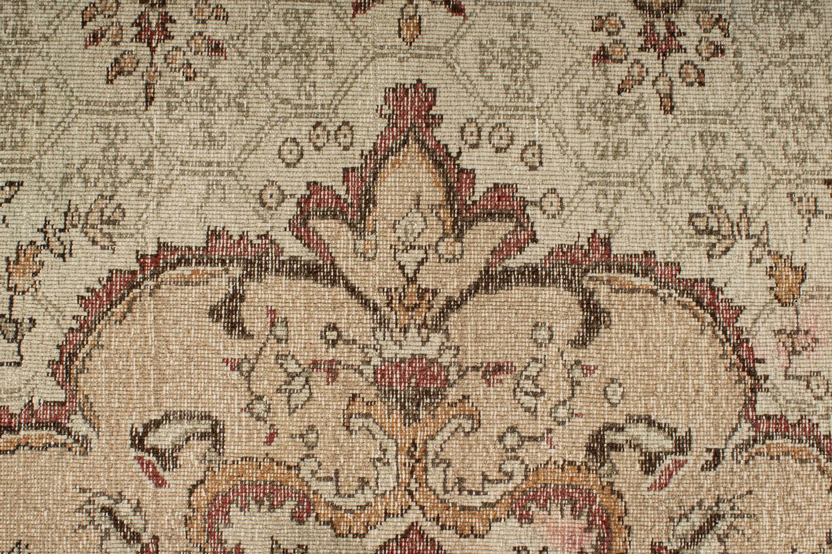 6x10 Light Brown and Brown Turkish Anatolian Rug