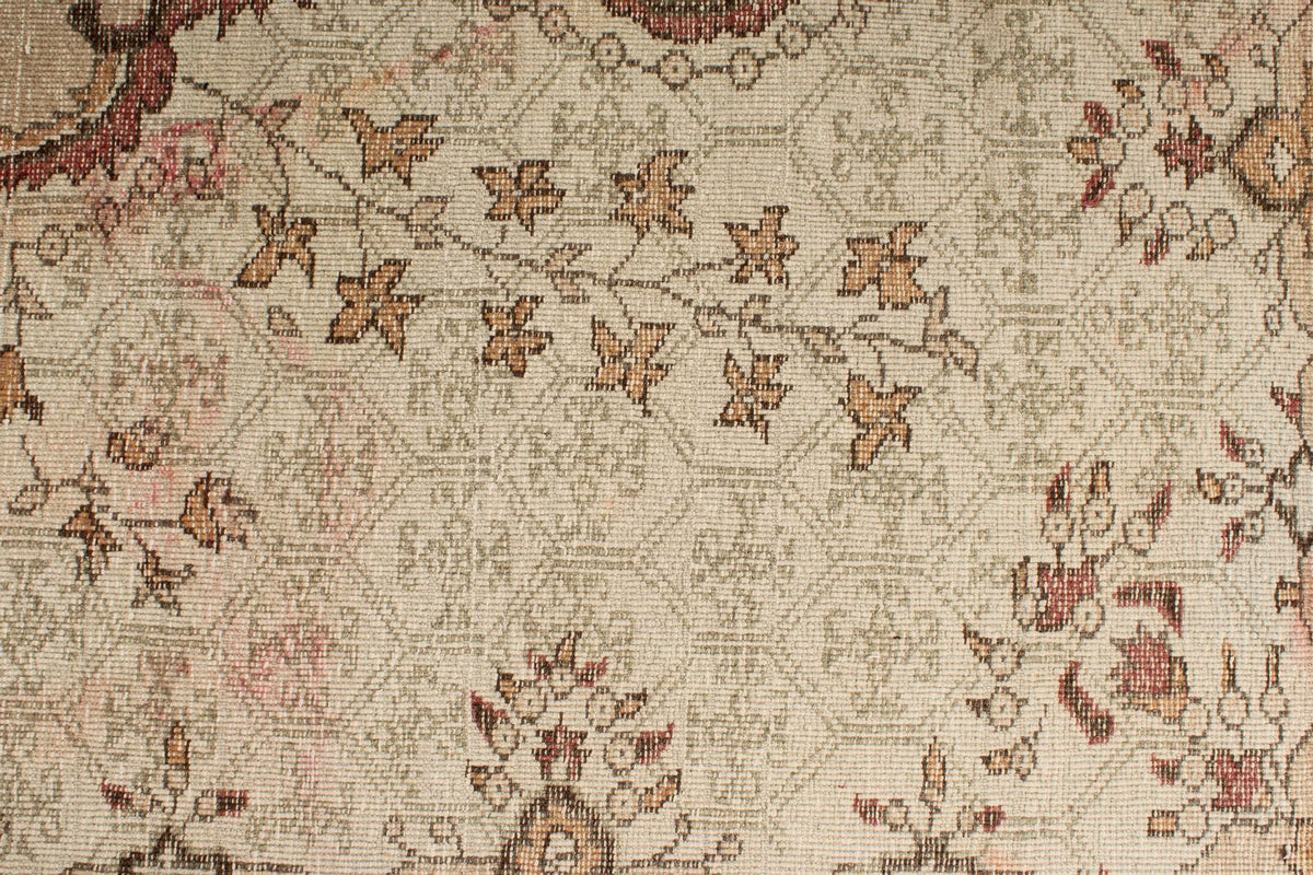 6x10 Light Brown and Brown Turkish Anatolian Rug