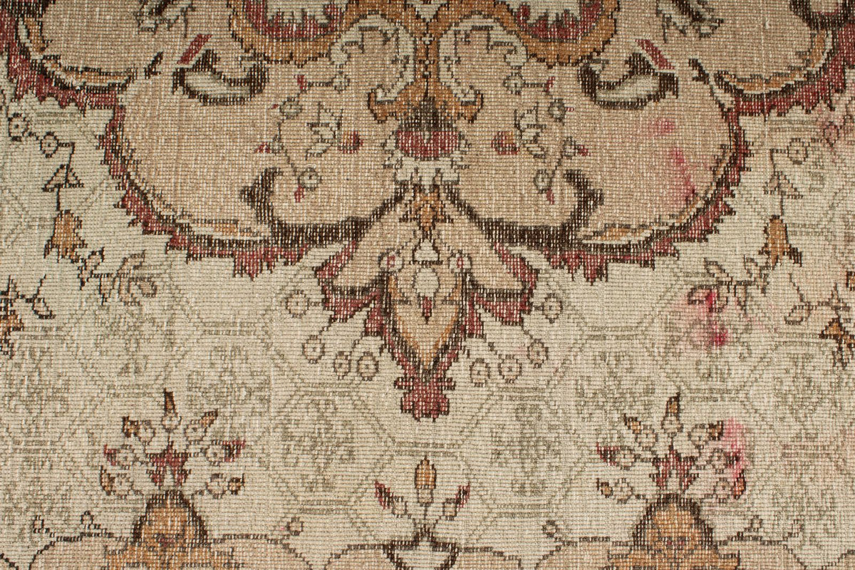 6x10 Light Brown and Brown Turkish Anatolian Rug