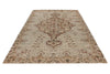 6x10 Light Brown and Brown Turkish Anatolian Rug