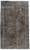 6x10 Brown and Gray Turkish Anatolian Rug