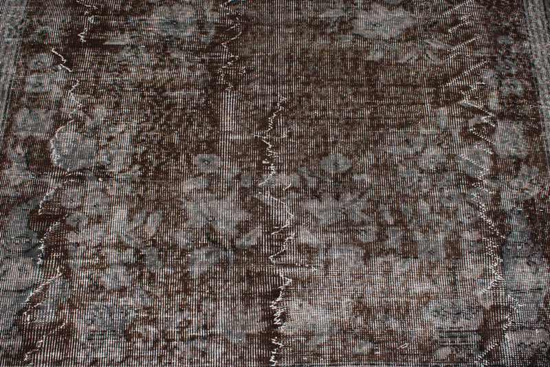 6x10 Brown and Gray Turkish Anatolian Rug