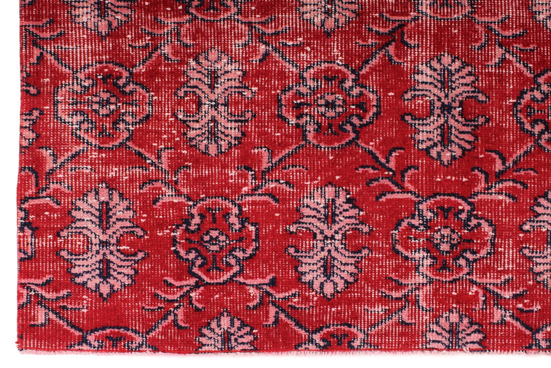 6x11 Red and Multicolor Turkish Anatolian Rug