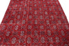 6x11 Red and Multicolor Turkish Anatolian Rug