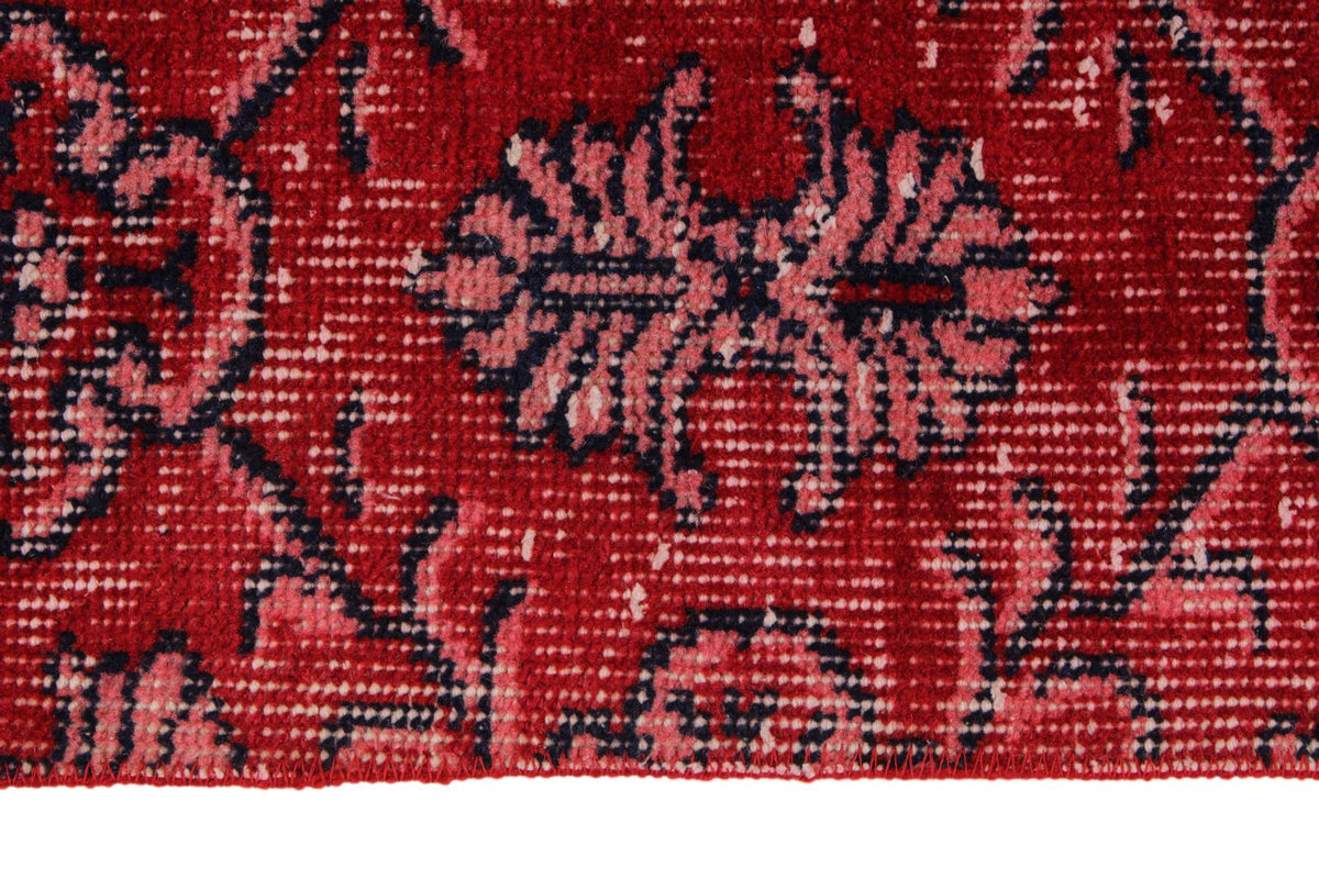 6x11 Red and Multicolor Turkish Anatolian Rug