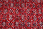 6x11 Red and Multicolor Turkish Anatolian Rug