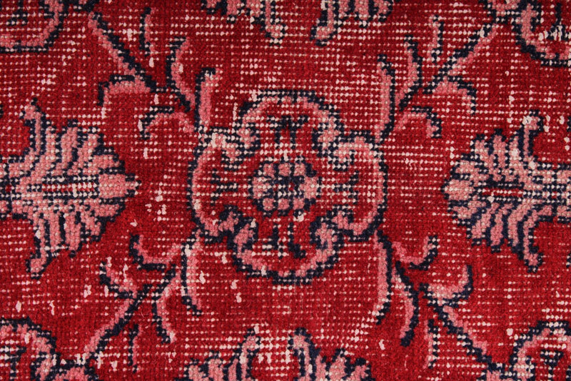 6x11 Red and Multicolor Turkish Anatolian Rug
