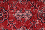 6x11 Red and Multicolor Turkish Anatolian Rug