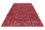 6x11 Red and Multicolor Turkish Anatolian Rug