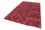 6x11 Red and Multicolor Turkish Anatolian Rug
