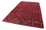6x11 Red and Multicolor Turkish Anatolian Rug