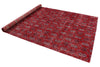 6x11 Red and Multicolor Turkish Anatolian Rug