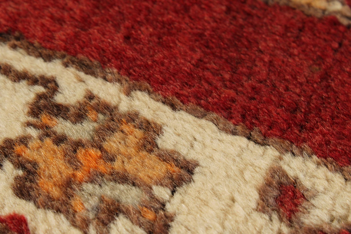 3x9 Red and Gray Turkish Tribal Runner
