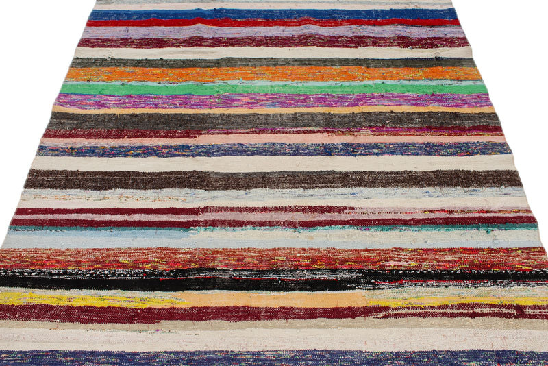 6x10 Multicolor Turkish Tribal Rug