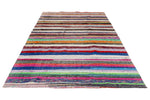 6x10 Multicolor Turkish Tribal Rug