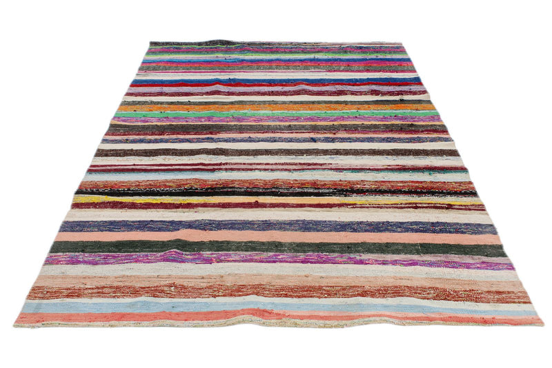 6x10 Multicolor Turkish Tribal Rug