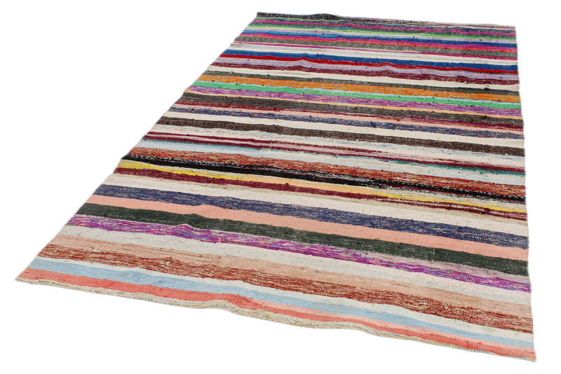 6x10 Multicolor Turkish Tribal Rug