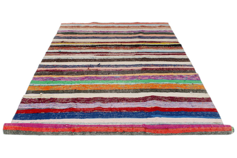 6x10 Multicolor Turkish Tribal Rug