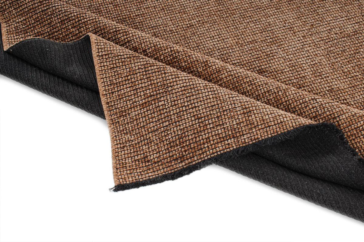 6x9 Light Brown and Brown Modern Contemporary Rug