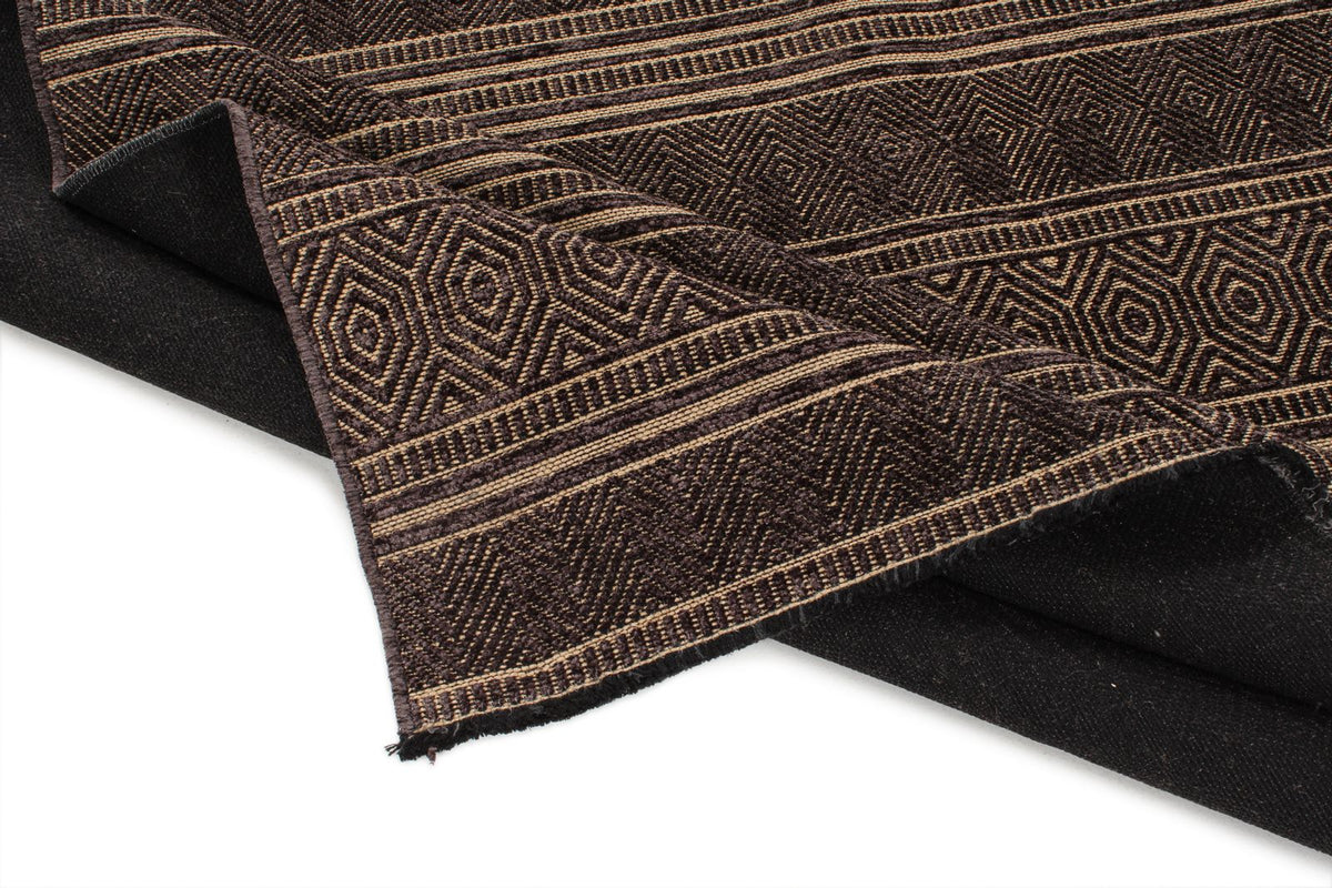 6x9 Light Brown and Brown Modern Contemporary Rug