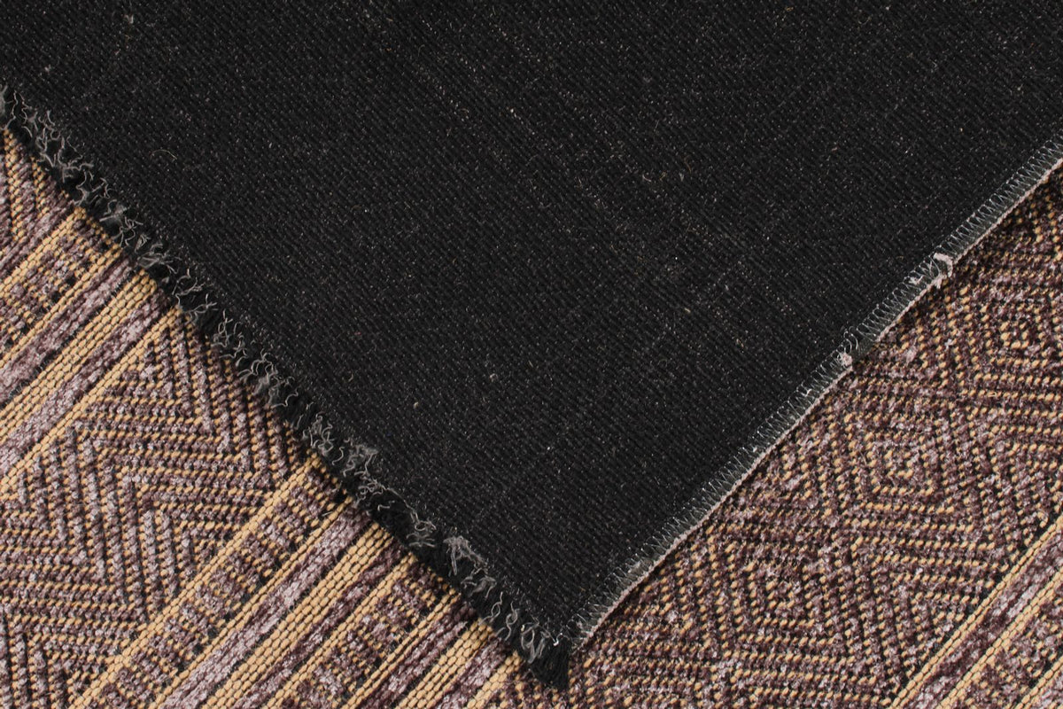 7x9 Light Brown and Brown Modern Contemporary Rug