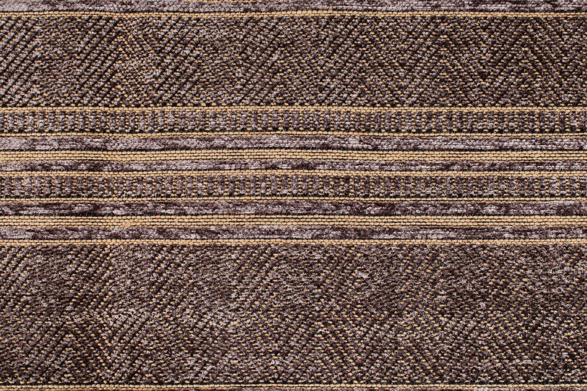 7x9 Light Brown and Brown Modern Contemporary Rug