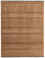 7x9 Light Brown and Brown Modern Contemporary Rug