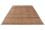 7x9 Light Brown and Brown Modern Contemporary Rug