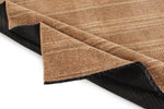 7x9 Light Brown and Brown Modern Contemporary Rug