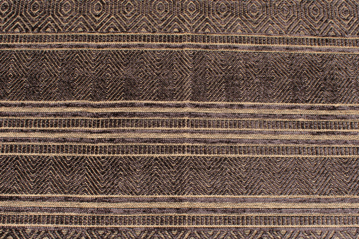 7x9 Light Brown and Brown Modern Contemporary Rug