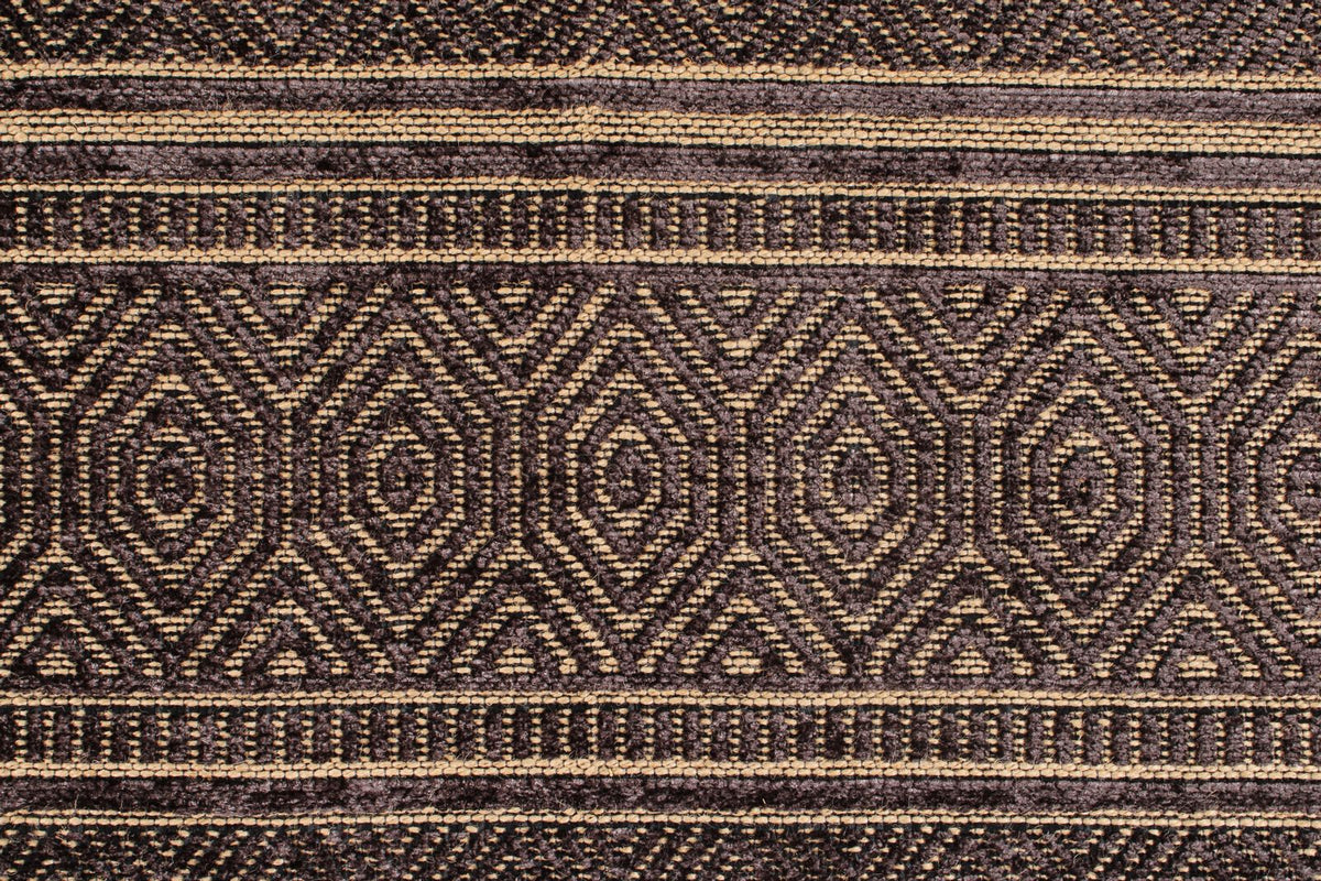 7x9 Light Brown and Brown Modern Contemporary Rug