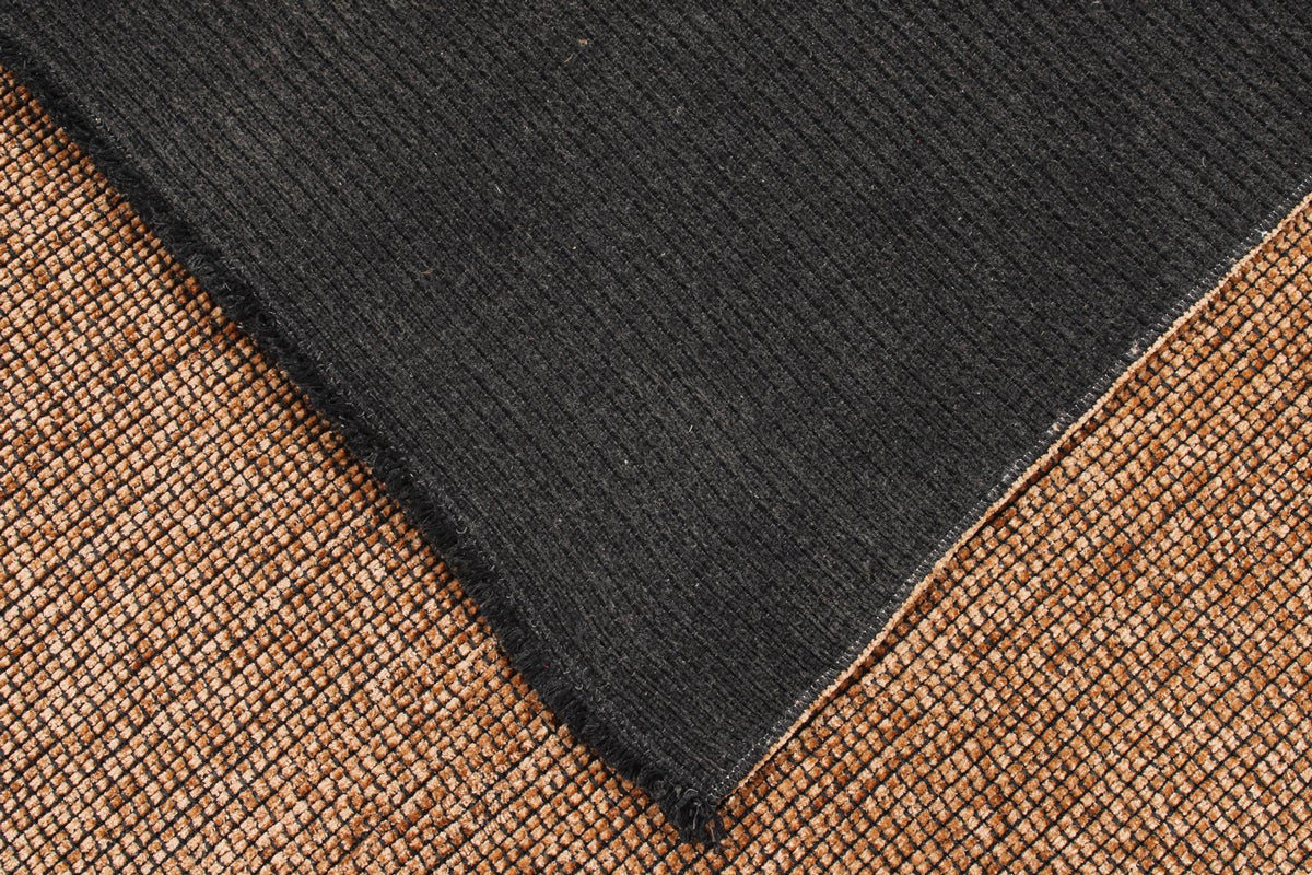 6x9 Light Brown and Brown Modern Contemporary Rug