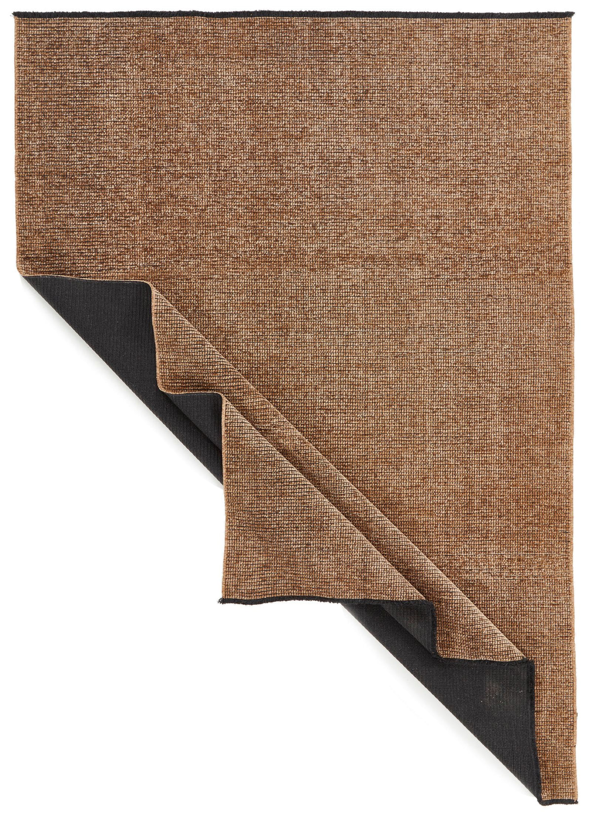 6x9 Light Brown and Brown Modern Contemporary Rug