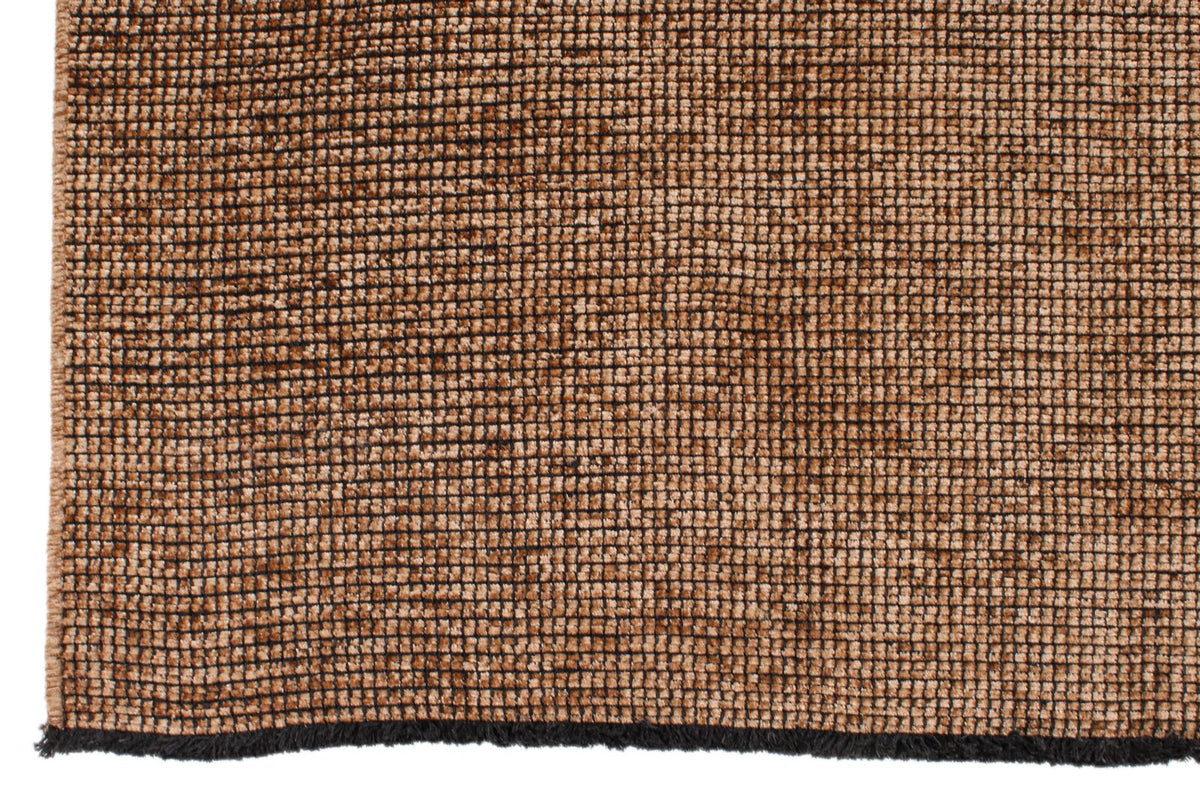6x9 Light Brown and Brown Modern Contemporary Rug